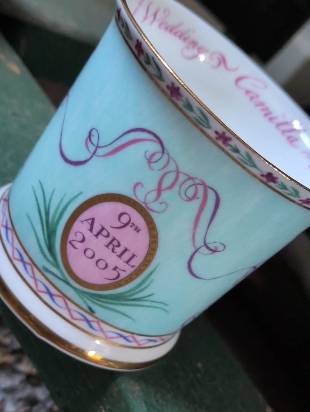Commemorative Mug for the2005  Wedding of Prince Charles & Camilla Parker Bowles